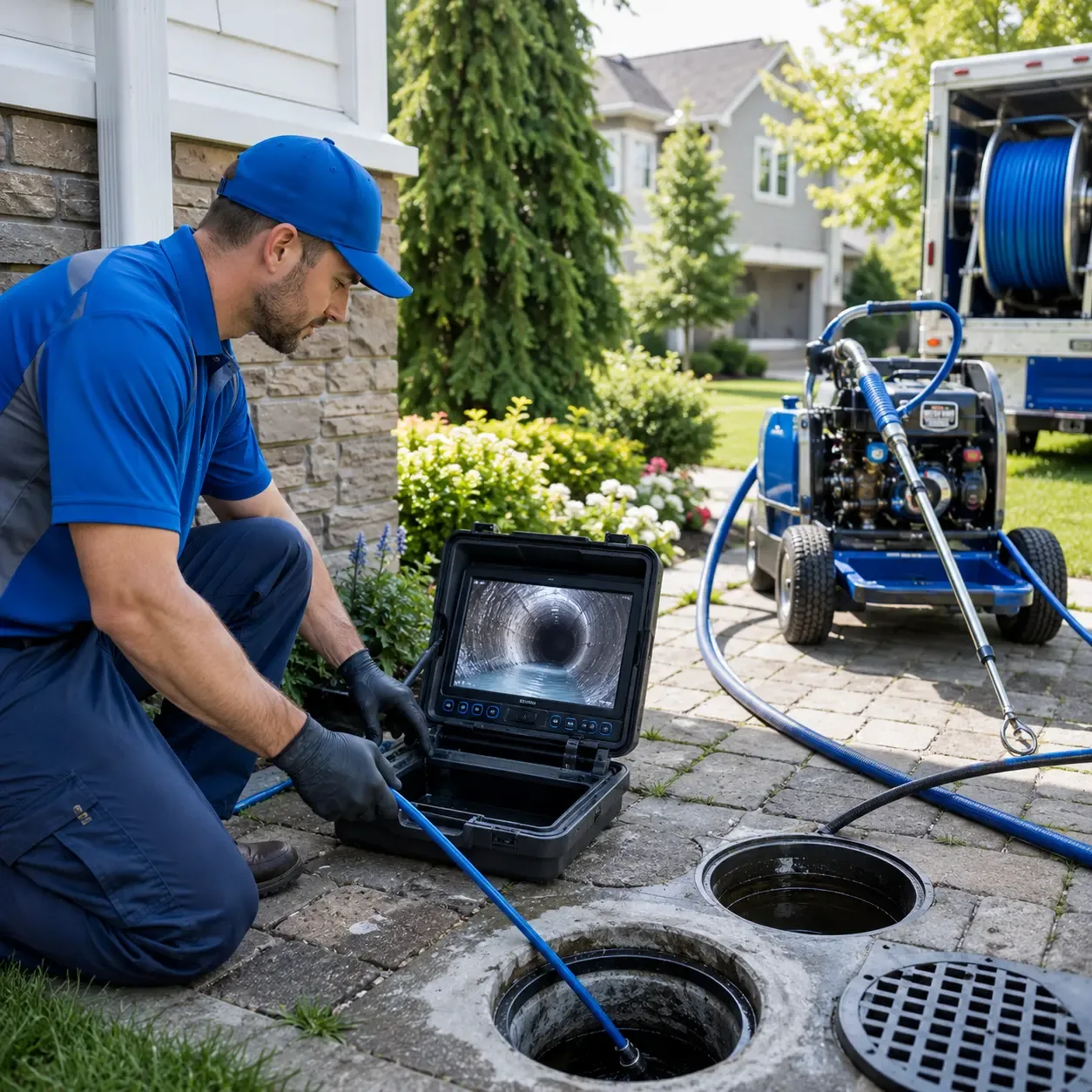 Outdoor drain cleaning professionals serving Menlo, IA